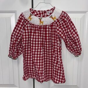 Christmas Smocked Dress